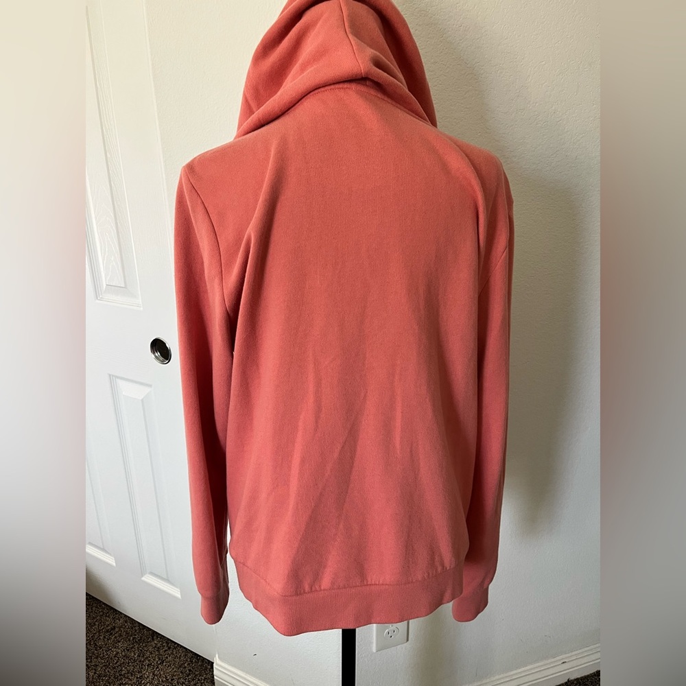 PINK Victoria’s Secret Full Zip Hoodie | Salmon Pink | Cozy Lounge Sweatshirt - Picture 7 of 16